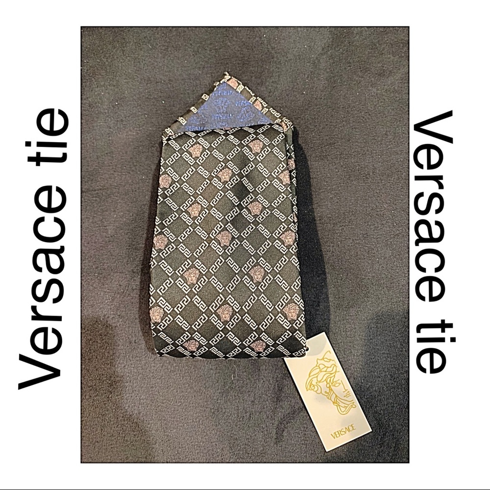Versace Tie-NWT-made in Italy -100% auth.